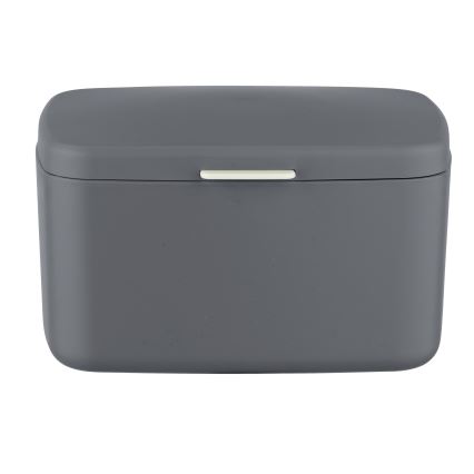 WENKO 23981100 - Karp BARCELONA 19,5x16 cm antratsiit/läikiv kroom