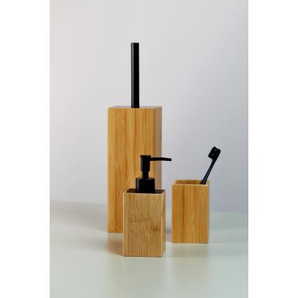 WENKO 23985100 - tualetthari PADUA 10x38 cm pruun/must