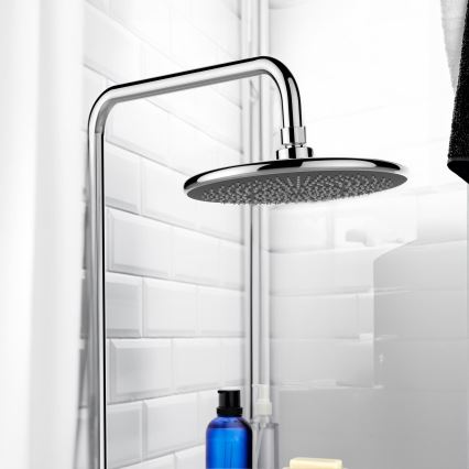 WENKO 23998100 - Dušipea WATERSAVING SYSTEM 22,5x22,5 cm läikiv kroom