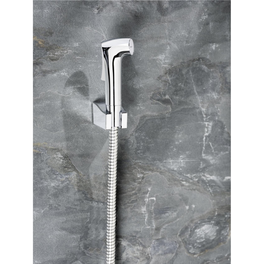 WENKO 23999100 - Bidee komplekt Veesäästusüsteem 12x7 cm läikiv kroom/hõbedane