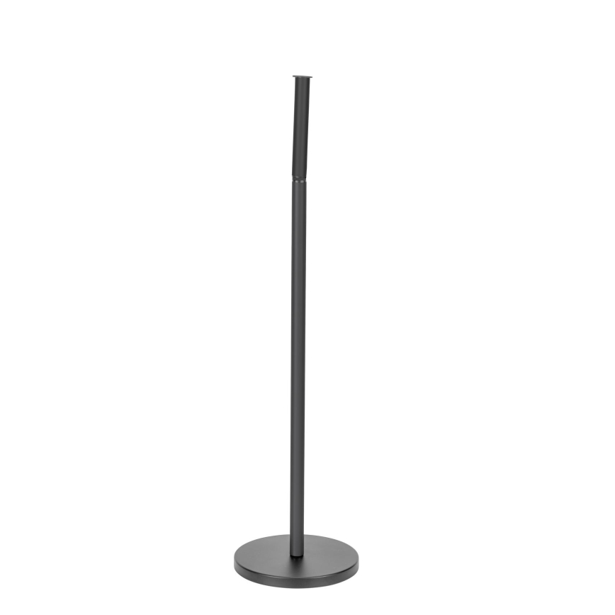 WENKO 24034100 - Tualettpaberi hoidik 21x55 cm must/hõbedane