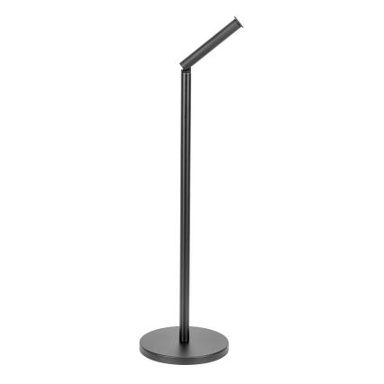 WENKO 24034100 - Tualettpaberi hoidik 21x55 cm must/hõbedane