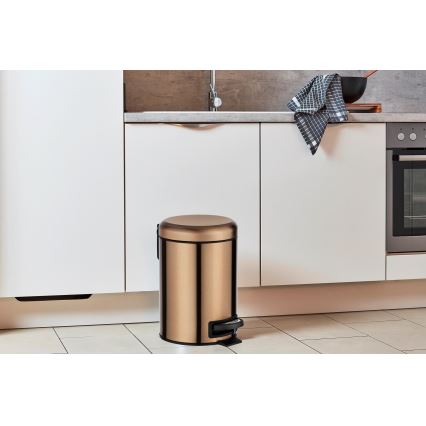 WENKO 24036100 - LEMAN korv 17x25 cm roostevaba teras/vaskne/must