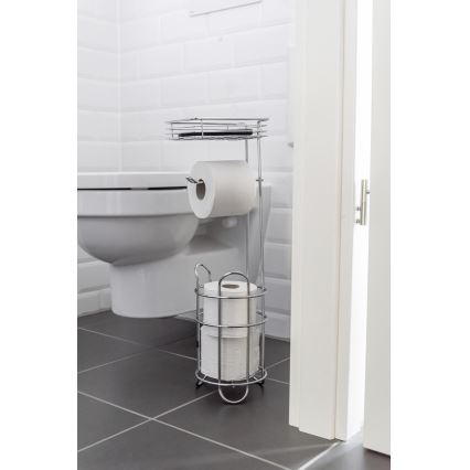 WENKO 24074800 - Tualettpaberihoidja 16x59 cm läikiv kroom