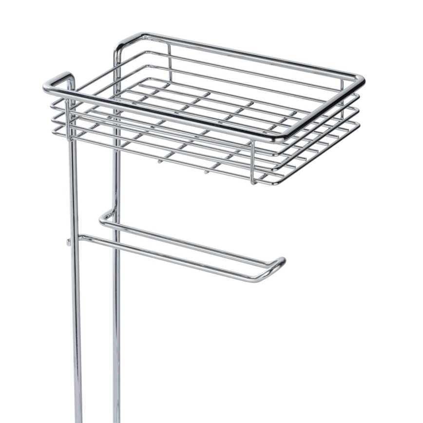 WENKO 24074800 - Tualettpaberihoidja 16x59 cm läikiv kroom