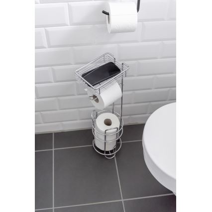 WENKO 24074800 - Tualettpaberihoidja 16x59 cm läikiv kroom