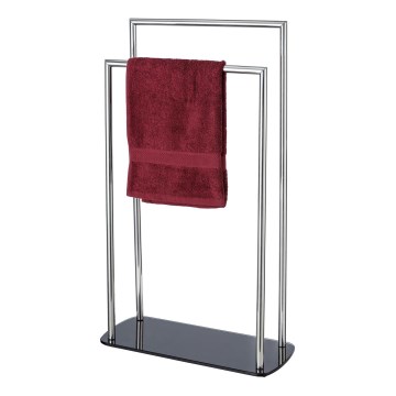 WENKO 24076800 - Rätikuhoidja RAVINA 48x80 cm roostevaba teras/hõbe/must