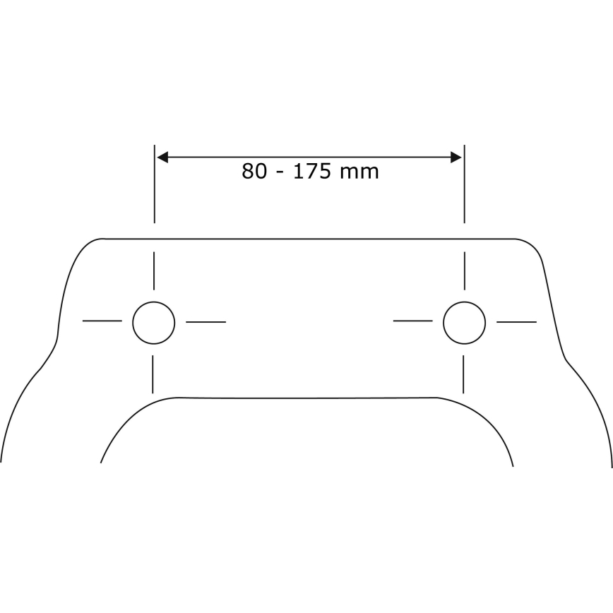 WENKO 24082800 - WC-istme kaas DROPLETS 45x38,8 cm sinine/valge