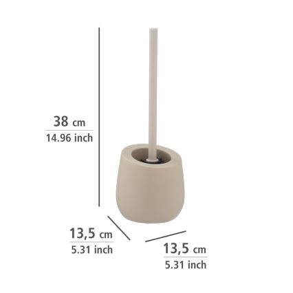 WENKO 24136100 - WC-hari BADI 13,5x38 cm beež