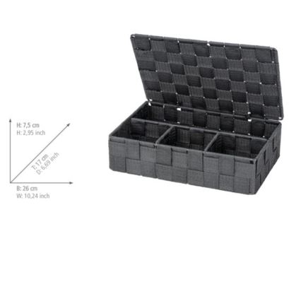 WENKO 24223100 - Korv ADRIA 26x17 cm hall/antratsiit