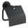 WENKO 24241100-Tualettpaberihoidja BOSIO BLACK 15x13,5 cm roostevaba teras/hõbedane