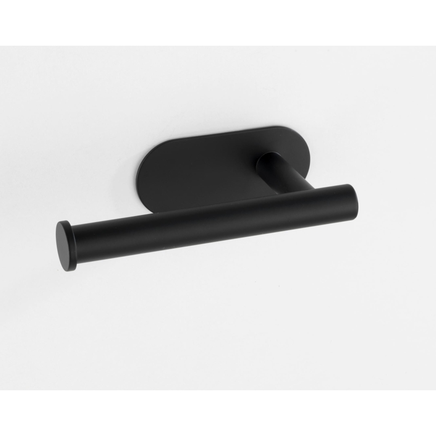 WENKO 24287100-Tualettpaberi hoidik TURBO-LOC OREA BLACK 16x7 cm roostevaba teras/must