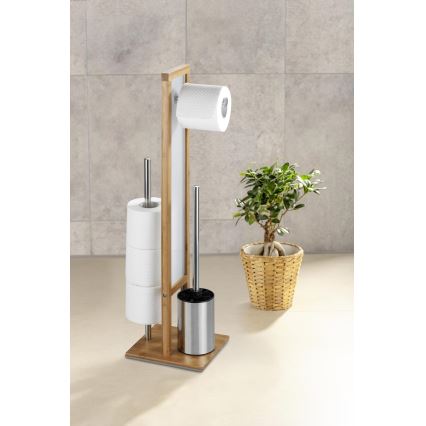 WENKO 24391100 - WC-hari RIVALTA 18x70 cm pruun/valge/must