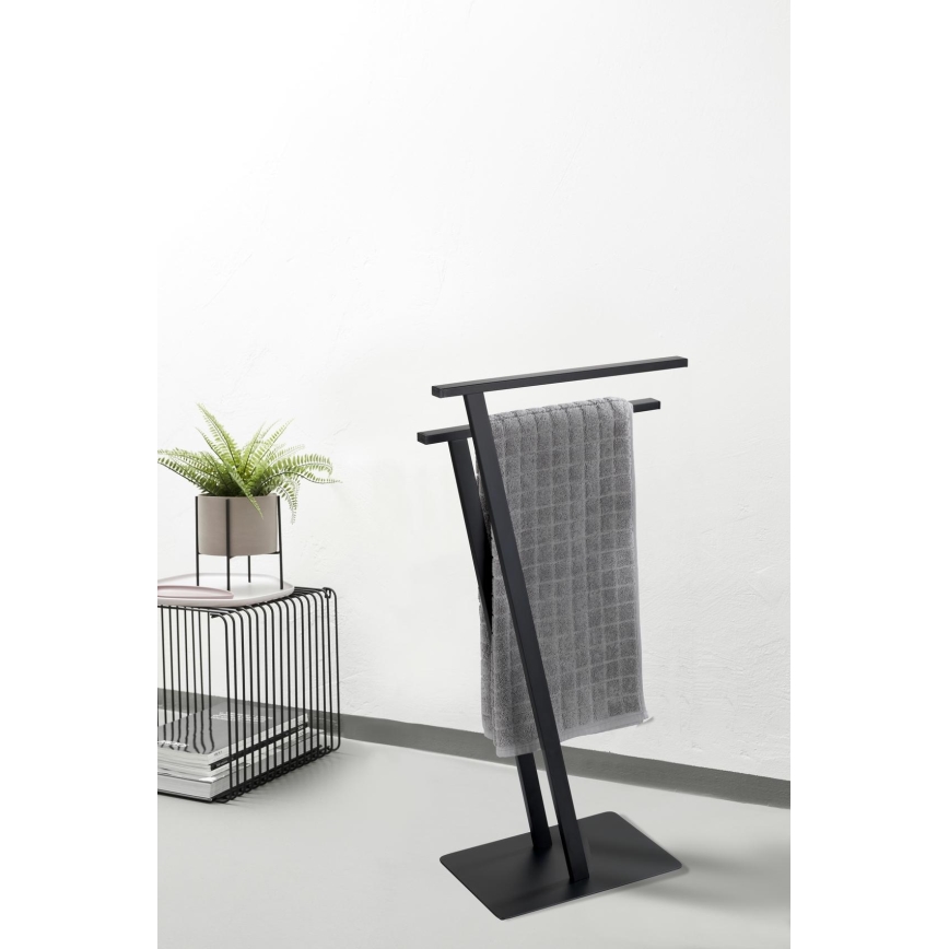 WENKO 24396100 - Rätikuhoidja LIRIO 20x40 cm must
