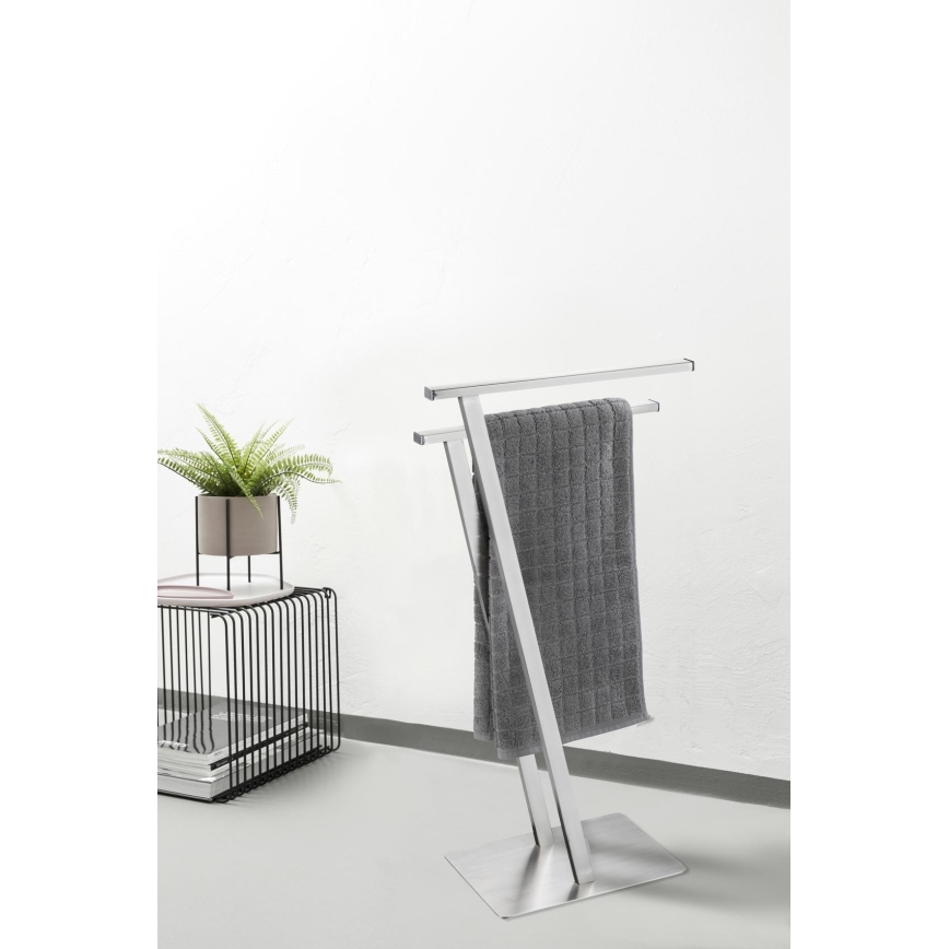 WENKO 24397100 - Rätikuhoidja LIRIO 20x76,5 cm roostevaba teras/satiinviimistlus