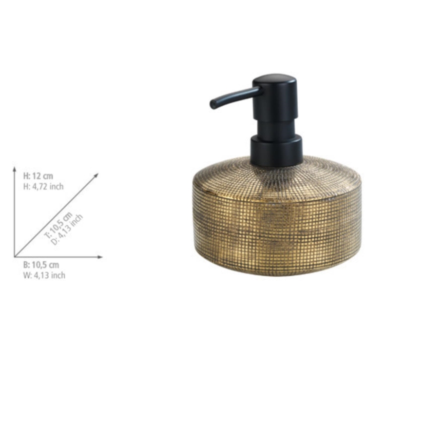 WENKO 24401100 - RIVARA vedelseebidosaator 400 ml, kuldne