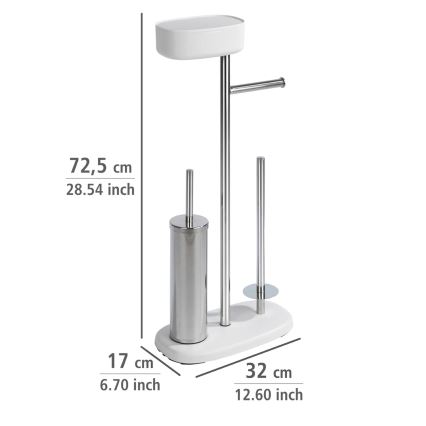 WENKO 24420100 - WC-komplekt RIVAZZA 17x72,5 cm valge
