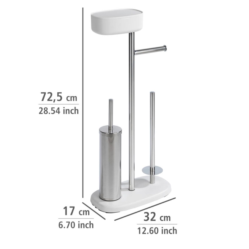 WENKO 24420100 - WC-komplekt RIVAZZA 17x72,5 cm valge