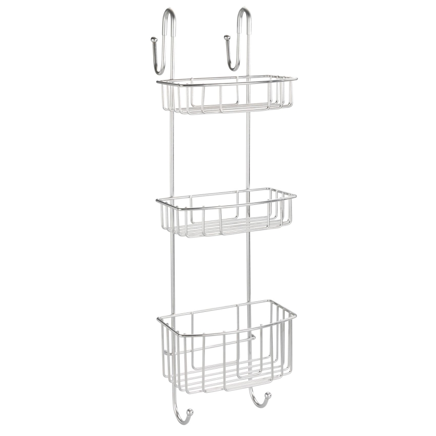 WENKO 24422100 - Riiul OLESI 22,5x70 cm roostevaba teras/hõbedane