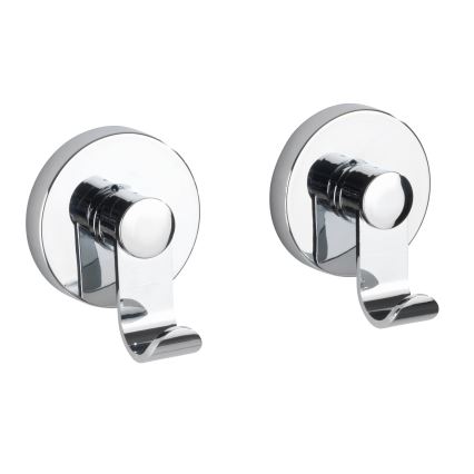 WENKO 24466100 - VACUUM-LOC konks 6x7 cm läikiv kroom