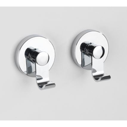 WENKO 24466100 - VACUUM-LOC konks 6x7 cm läikiv kroom