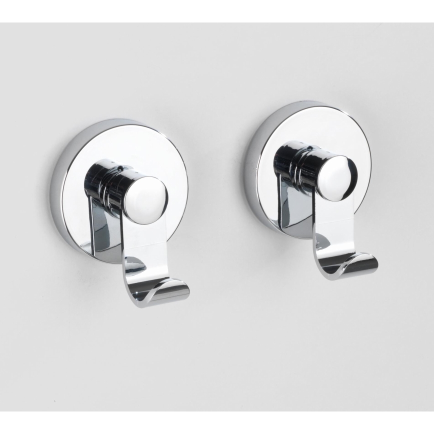 WENKO 24466100 - VACUUM-LOC konks 6x7 cm läikiv kroom