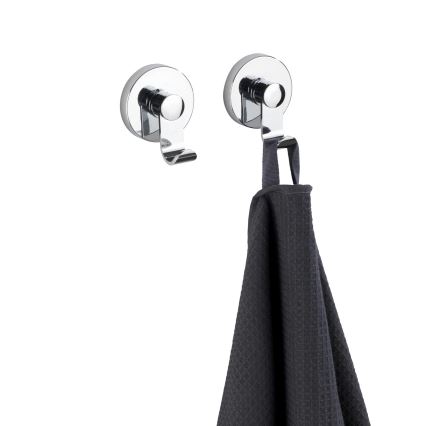WENKO 24466100 - VACUUM-LOC konks 6x7 cm läikiv kroom