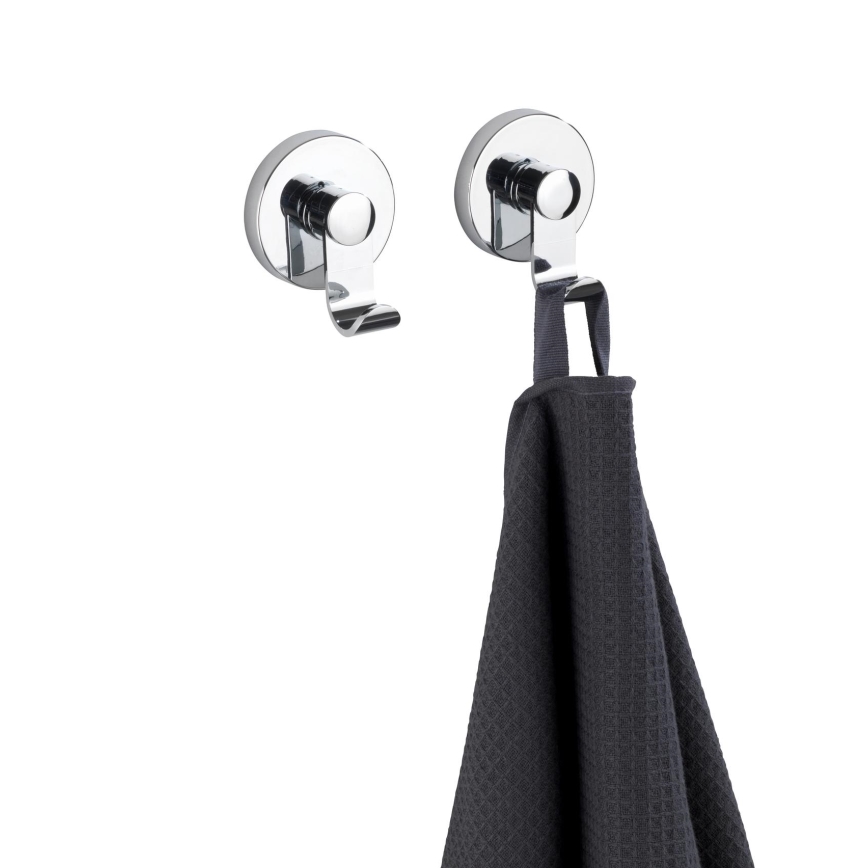 WENKO 24466100 - VACUUM-LOC konks 6x7 cm läikiv kroom