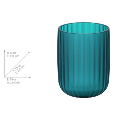 WENKO 24479100 - AGROPOLI klaas 7,5x10 cm türkiissinine