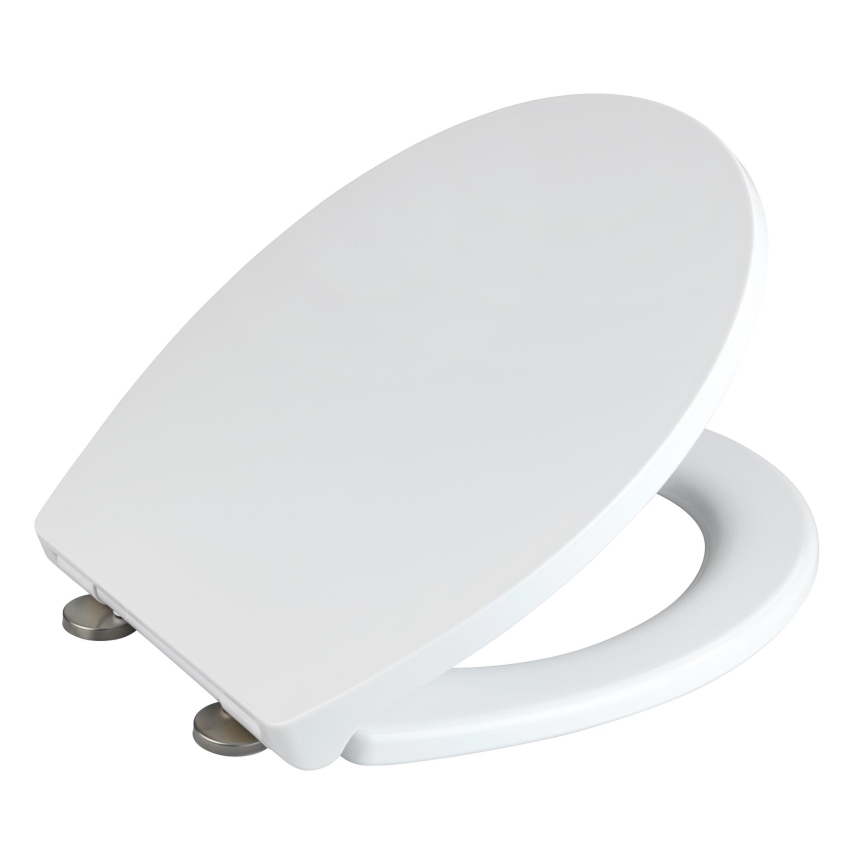 WENKO 24516100-WC WC-iste 300/350 kg 37x44,5 cm valge/hõbedane
