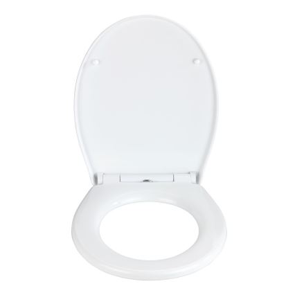 WENKO 24516100-WC WC-iste 300/350 kg 37x44,5 cm valge/hõbedane