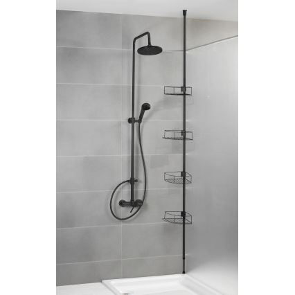 WENKO 24568100-Nurgariiul DOLCEDO 31x230 cm roostevaba teras/must