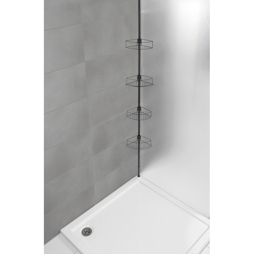 WENKO 24568100-Nurgariiul DOLCEDO 31x230 cm roostevaba teras/must