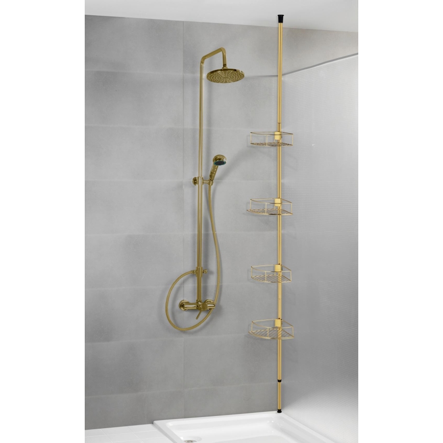 WENKO 24569100-Nurgariiul DOLCEDO 31x275 cm kuldne