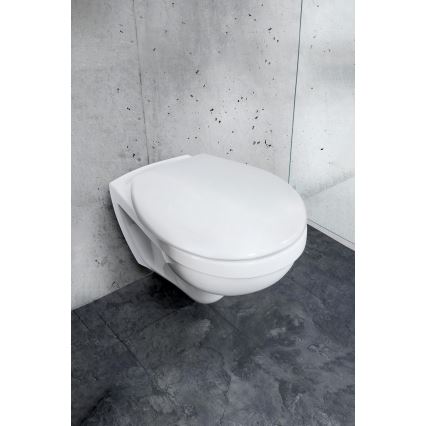 WENKO 24571100-WC WC-istme kaas VORNO NEO 46x37 cm valge/hõbedane