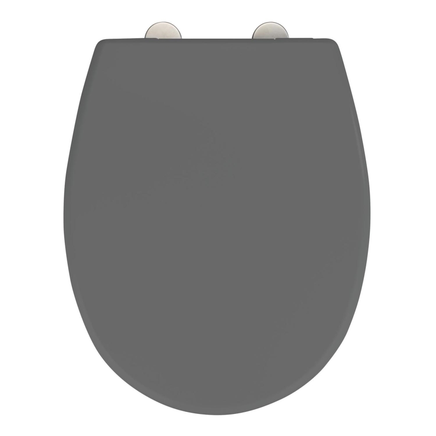 WENKO 24572100-WC WC-iste VORNO NEO 46x37 cm hall/hõbedane