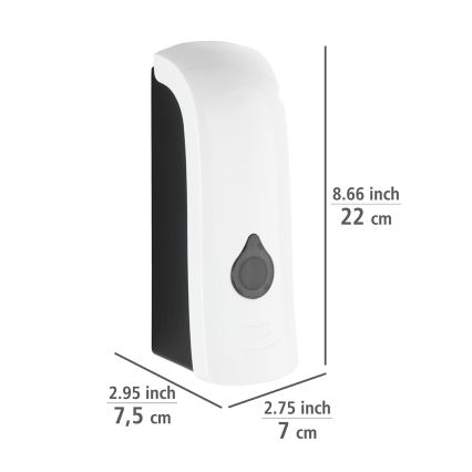 WENKO 24588100-Vedelseebi dosaator RANERA 740 ml valge/must