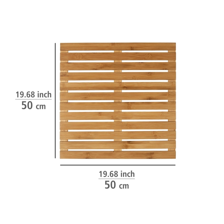 WENKO 24610100 - BAMBUSA bambusmatt 50x50 cm pruun