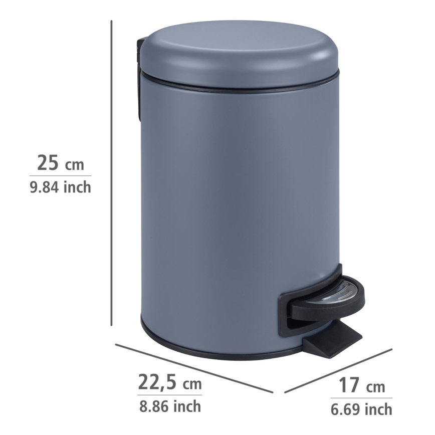 WENKO 24635100 - Korv LEMAN 17x25 cm sinine/must