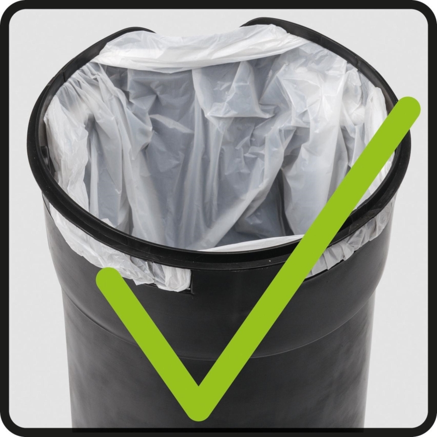 WENKO 24682100 - Korv LEMAN 21x24 cm hall/must