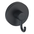 WENKO 24730100 - VACUUM-LOC ümar konks, must, 6x6,7 cm