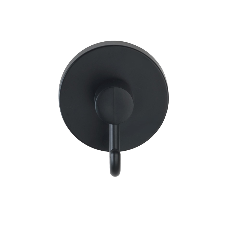 WENKO 24730100 - VACUUM-LOC ümar konks, must, 6x6,7 cm