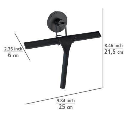 WENKO 24731100-Dušikaabits VACUUM-LOC RUND SCHW 24,5x25 cm must