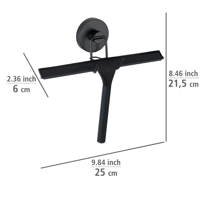 WENKO 24731100-Dušikaabits VACUUM-LOC RUND SCHW 24,5x25 cm must