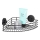 WENKO 24735100 - VACUUM-LOC ümmargune riiul, 35 x 22,5 cm, must