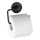 WENKO 24738100-tualettpaberihoidja VACUUM-LOC RUND SCHW 13,5x10,5 cm must