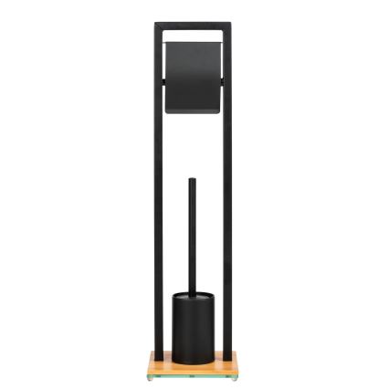 WENKO 24751100 - WC-komplekt BAMBU⁠SA 18x72,5 cm must/pruun