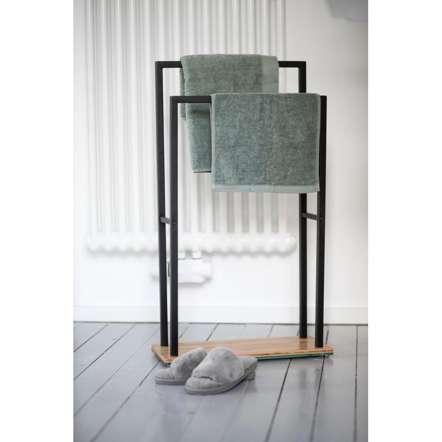 WENKO 24752100 - Rätikuhoidja BAMBUSA 46x80 cm must/pruun