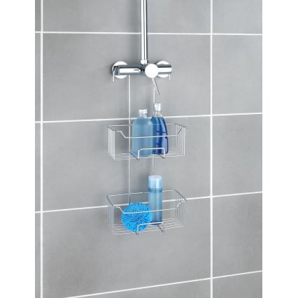 WENKO 24758100 - Duširiiul MILO 25x55 cm hõbedane/läbipaistev