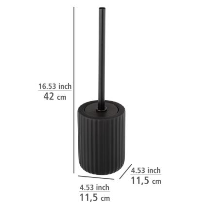 WENKO 24805100 - BELLUNO tualetihari 11,5x42 cm must